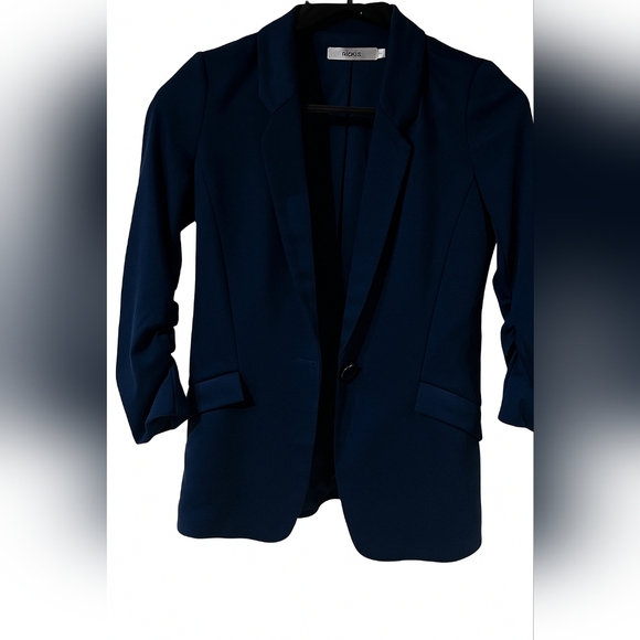 Women's XS boyfriend blazer in Blue - Picture 1 of 6
